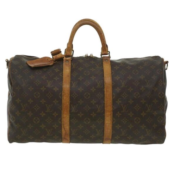 LOUIS VUITTON Monogram Keepall Bandouliere 50 Boston Bag - Picture 13 of 15